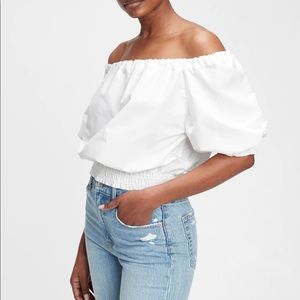 🌞 Off the shoulder puffer sleeve top